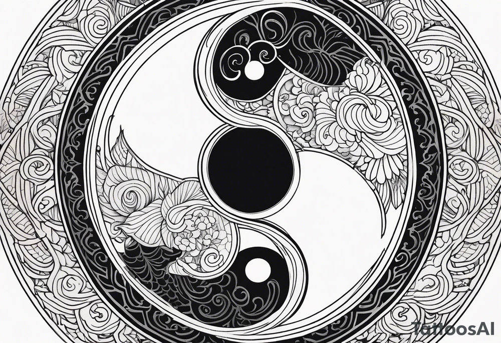 Yin Yang tattoo idea