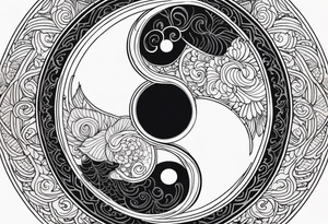 Yin Yang tattoo idea