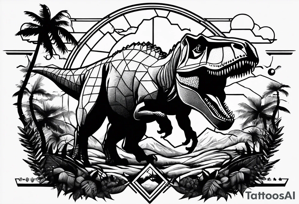 Jurassic park tattoo tattoo idea