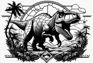 Jurassic park tattoo tattoo idea