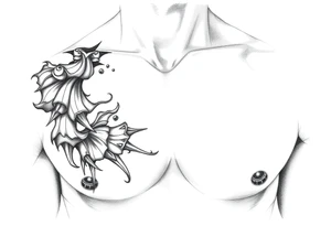 ナガ right chest tattoo idea