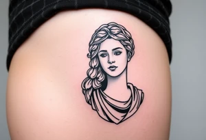 greek sculture 
female tattoo idea
