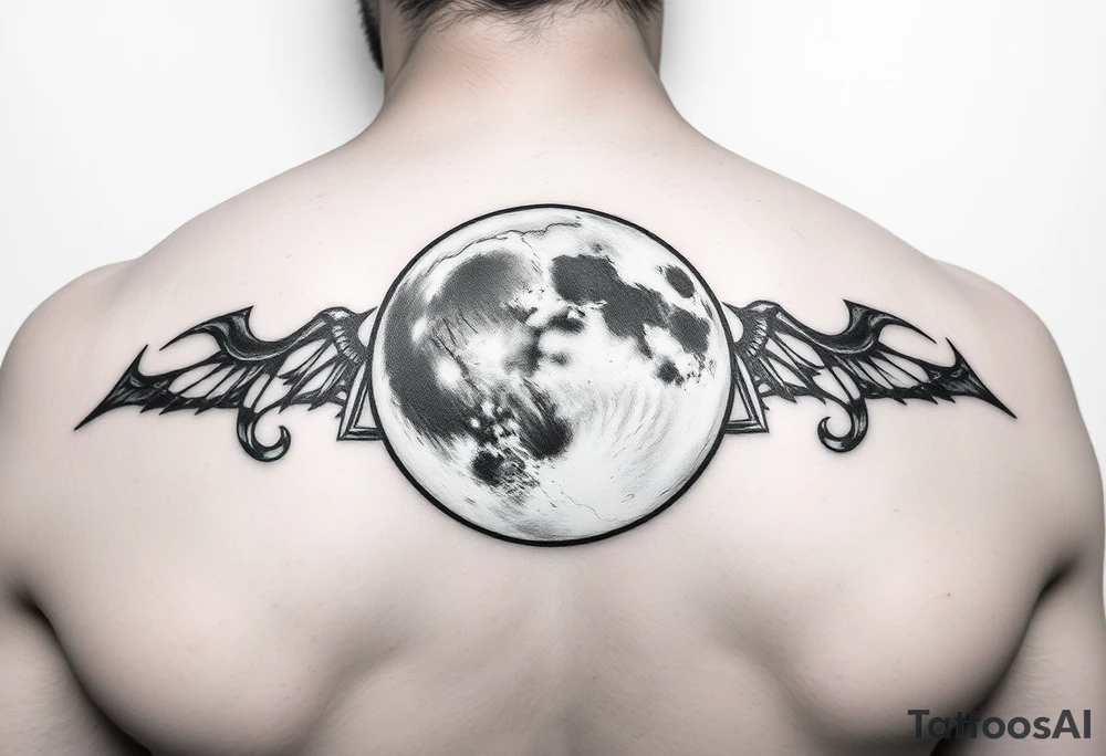 Moon tattoo tattoo idea