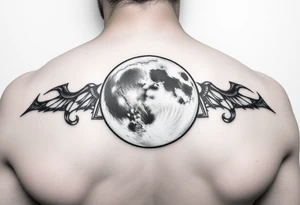 Moon tattoo tattoo idea
