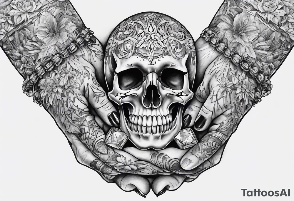 skeleton hand,says kayla somewhere on it, tattoo idea