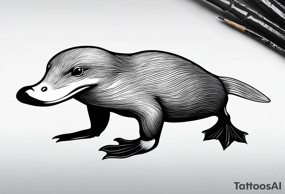 platypus tattoo idea