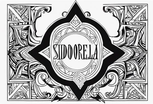 name sidorela tattoo idea
