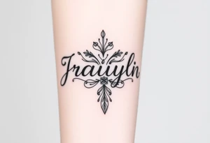 Tattoo ideas with the name Jacob, braiylin, and hunters tattoo idea