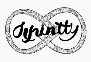 infinity symbol + Pam tattoo idea