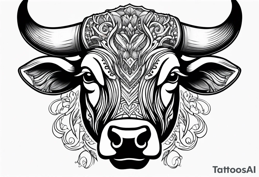 Bull tattoo idea