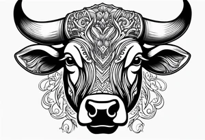 Bull tattoo idea