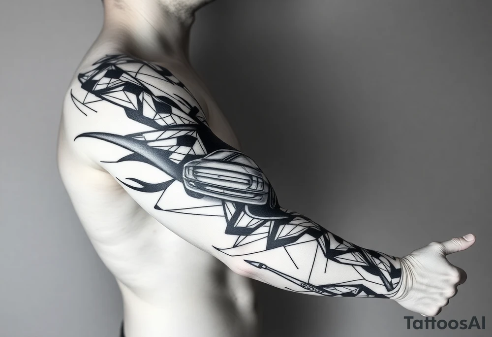 Something about Crohn disease,loving rock music and cult movies, loving japanese sport cars tattoo idea