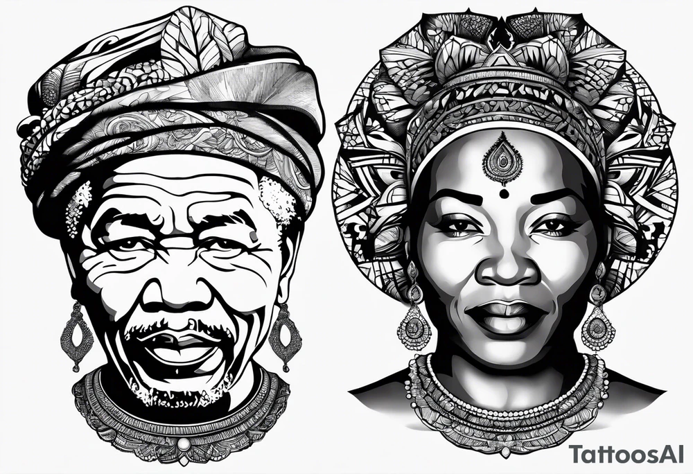 Mandela designs tattoo idea
