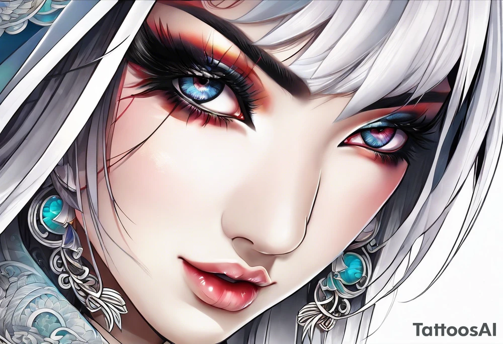 Byakugan eyes tattoo idea