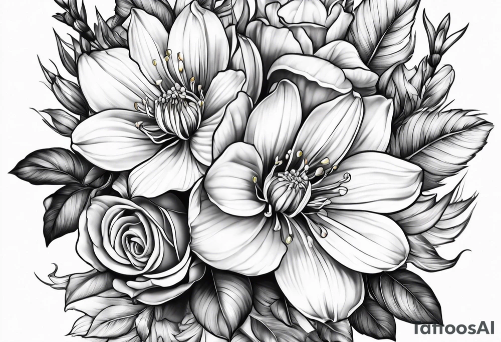 Lisanthus tattoo idea