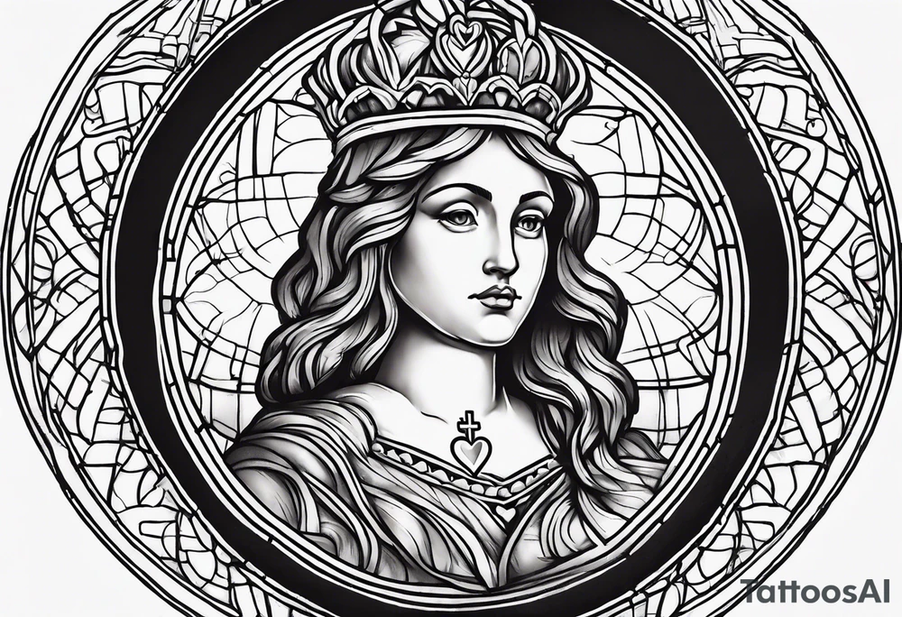 SACRED HEART tattoo idea