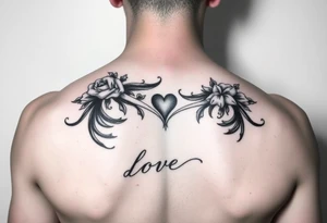 lovers embracing, showing intimacy and a love deeper than words tattoo idea