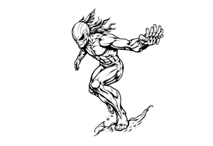 Silver Surfer comic accurate tattoo idea