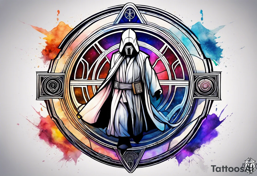 Jedi order symbol with doctor who tattoo idea