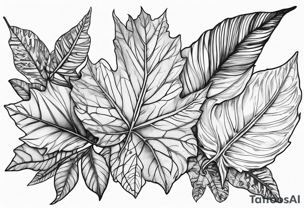 leaf's tattoo idea