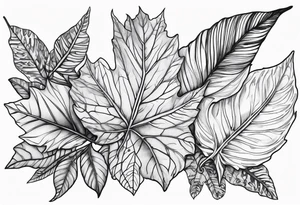 leaf's tattoo idea