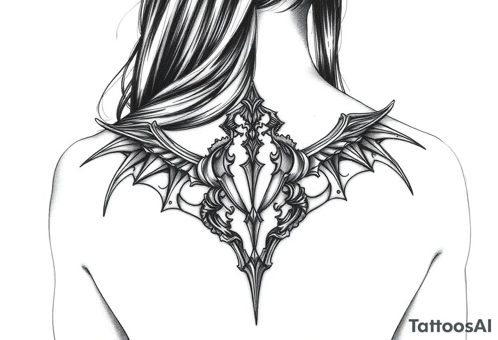 kink bdsm female dominatrix tattoo idea