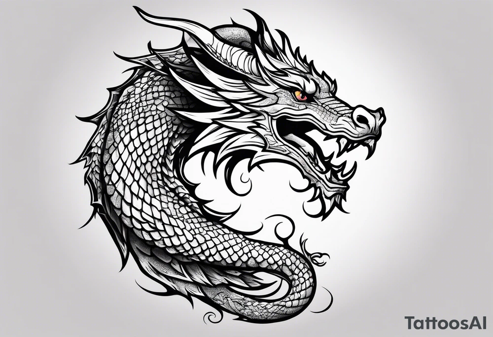dragon tattoo idea