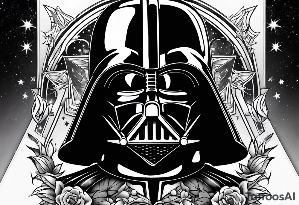 Starwart Dart Vader tattoo idea