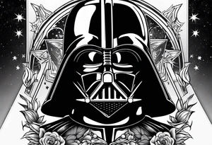 Starwart Dart Vader tattoo idea