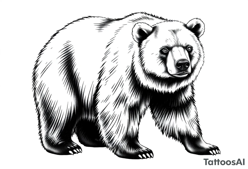 Bear, Portland Oregon tattoo idea