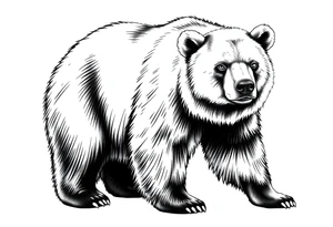 Bear, Portland Oregon tattoo idea