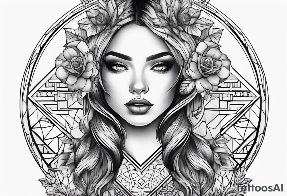 Women tattoo idea