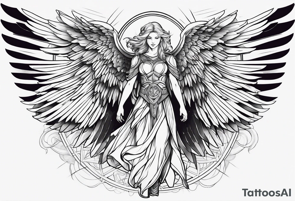 Archangel tattoo idea