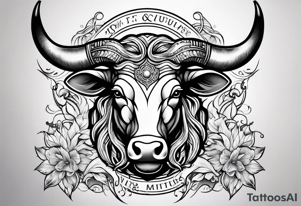 Taurus, Aquarius, Libra, half sleeve, zodiac sign
symbols tattoo idea