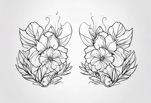 small pair tattoo idea
