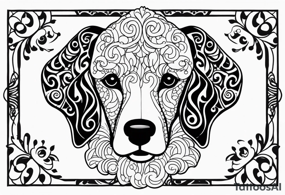 poodle tattoo idea