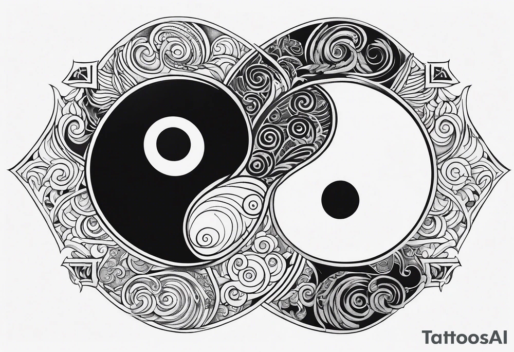 Yin Yang tattoo idea