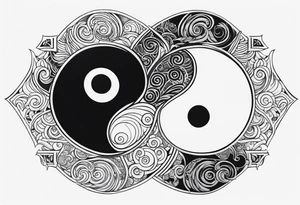 Yin Yang tattoo idea