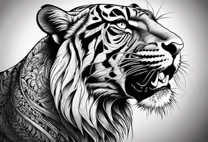 What animal symbolizes pain tattoo idea