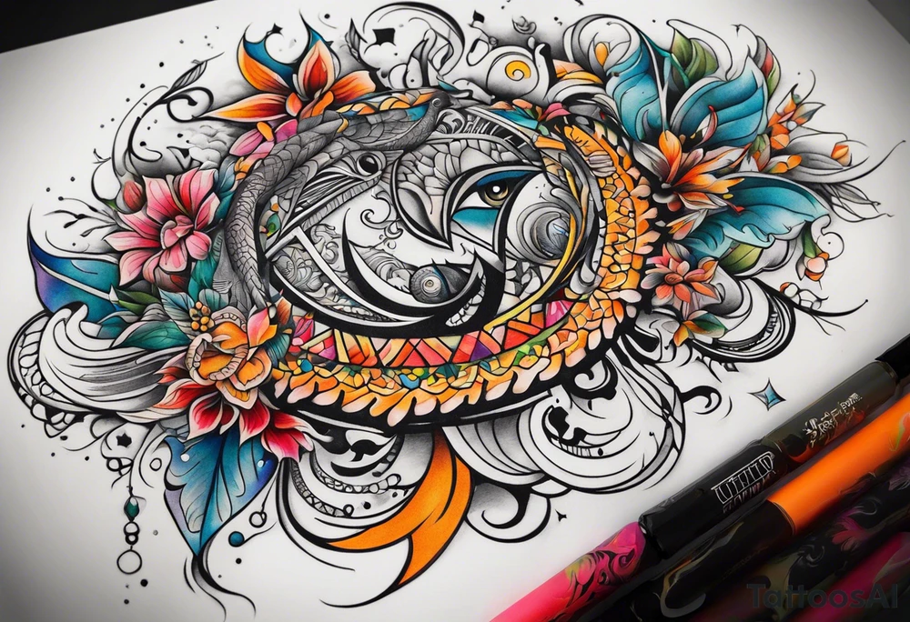 create tattoo featuring number 13 without any elements tattoo idea