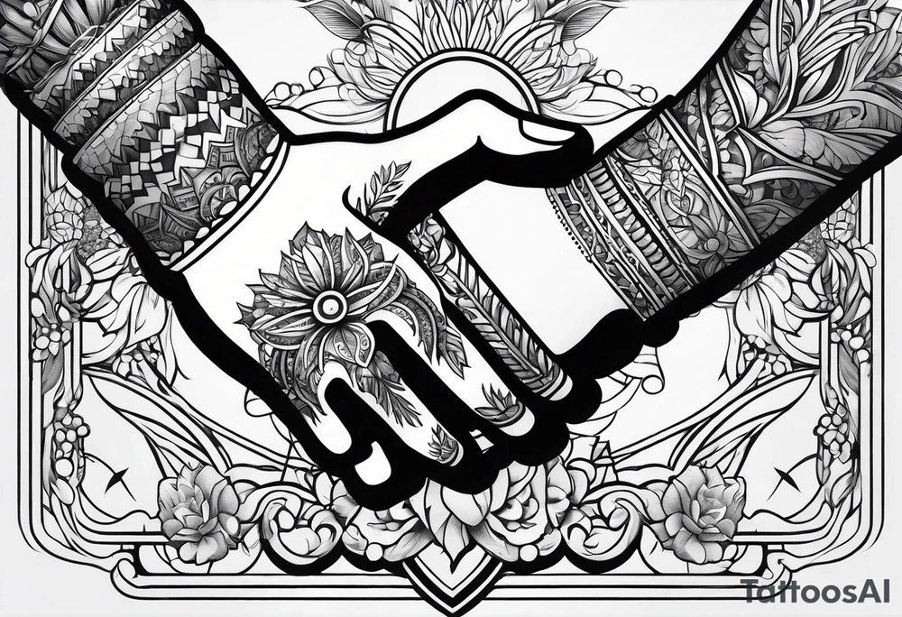 hand holding a blunt tattoo idea