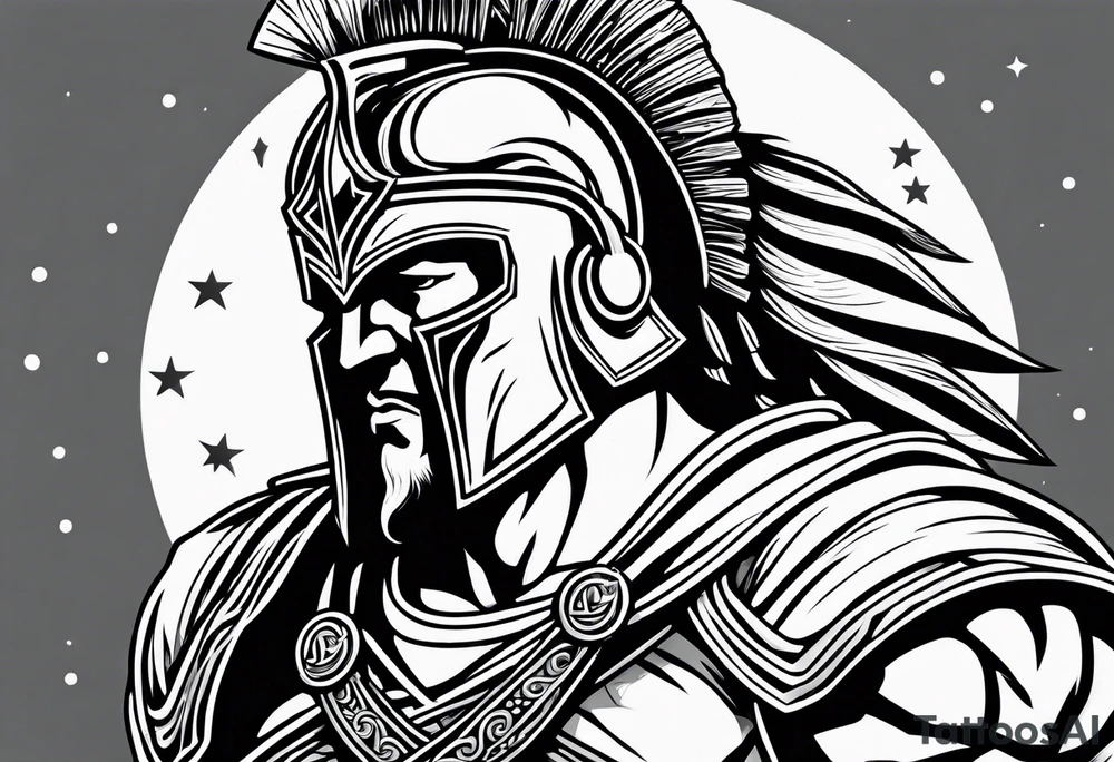 spartan tattoo idea