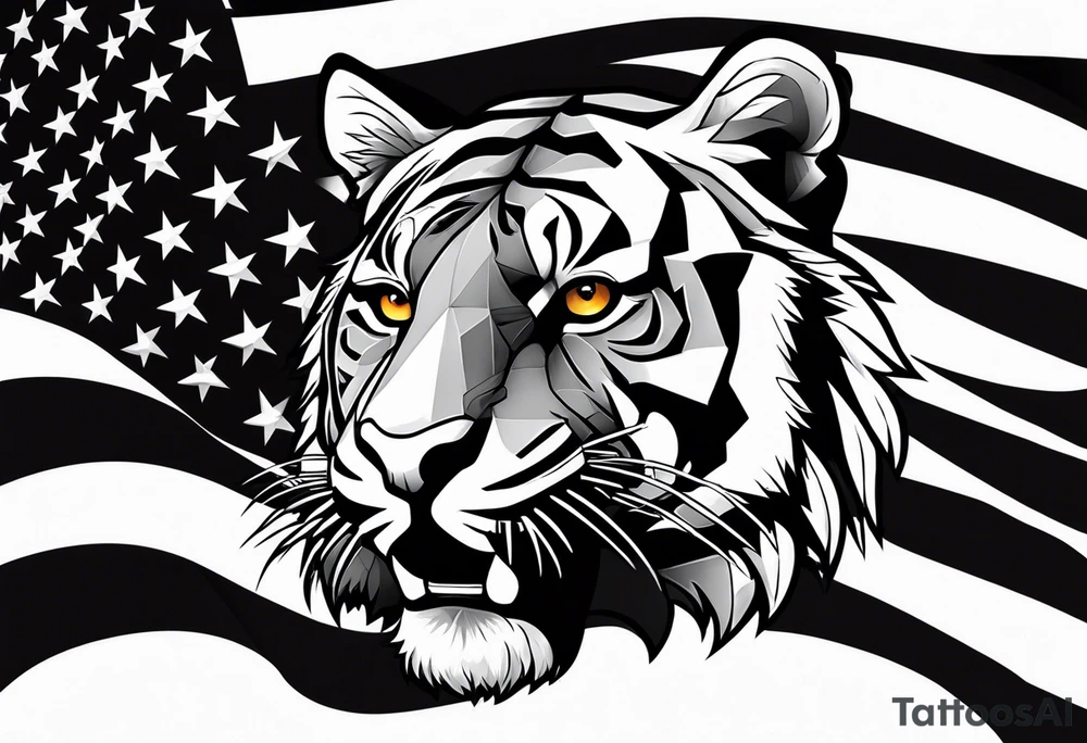 Michelangelo, U.S. flag, U.S. Air Force, tiger tattoo idea