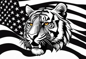 Michelangelo, U.S. flag, U.S. Air Force, tiger tattoo idea