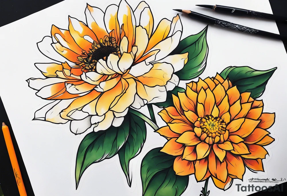 promised neverland Vida flower tattoo idea