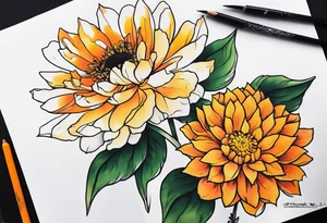 promised neverland Vida flower tattoo idea