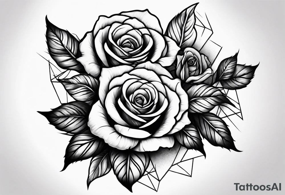 Dead roses sleeve tattoo idea