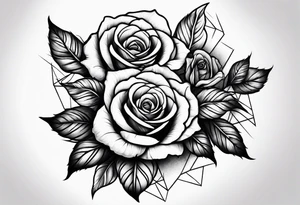 Dead roses sleeve tattoo idea