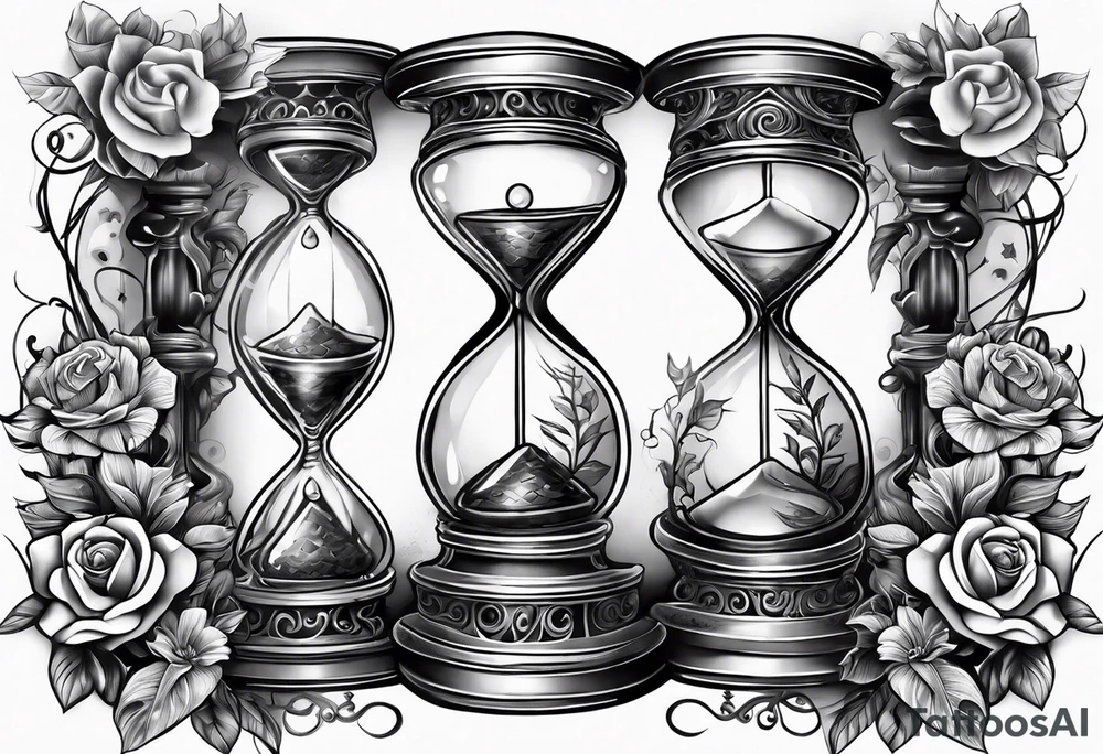 Hourglass tattoo idea