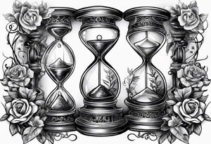 Hourglass tattoo idea